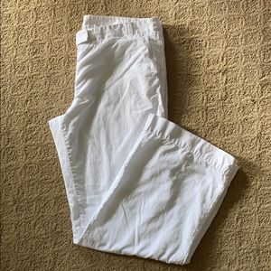 J Crew white pants, size 14